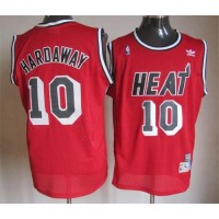 Miami Heat #10 Tim Hardaway Red Throwback Stitched NBA Jersey