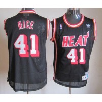 Miami Heat #41 Glen Rice Black Hardwood Classics Nights Stitched NBA Jersey