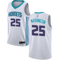 Nike Charlotte Hornets #25 PJ Washington White NBA Jordan Swingman Association Edition Jersey