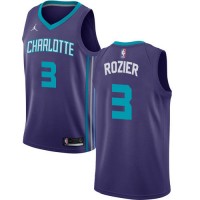 Nike Charlotte Hornets #3 Terry Rozier Purple NBA Jordan Swingman Statement Edition Jersey