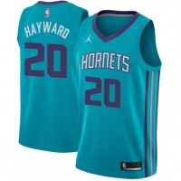 Nike Charlotte Hornets #20 Gordon Hayward Teal NBA Jordan Swingman Icon Edition Jersey