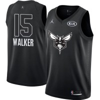 Nike Charlotte Hornets #15 Kemba Walker Black NBA Jordan Swingman 2018 All-Star Game Jersey