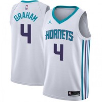 Nike Charlotte Hornets #4 Devonte' Graham White NBA Jordan Swingman Association Edition Jersey
