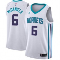 Nike Charlotte Hornets #6 Jalen McDaniels White NBA Jordan Swingman Association Edition Jersey
