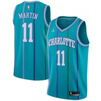 Nike Charlotte Hornets #11 Cody Martin Aqua NBA Jordan Swingman Hardwood Classics Jersey