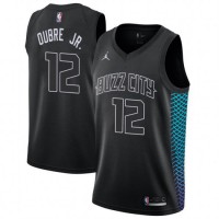 Nike Charlotte Hornets #12 Kelly Oubre Jr. Black NBA Jordan Swingman City Edition Jersey