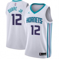 Nike Charlotte Hornets #12 Kelly Oubre Jr. White NBA Jordan Swingman Association Edition Jersey