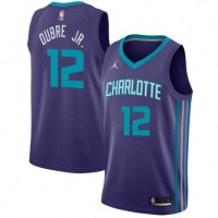 Nike Charlotte Hornets #12 Kelly Oubre Jr. Purple NBA Jordan Swingman Statement Edition Jersey