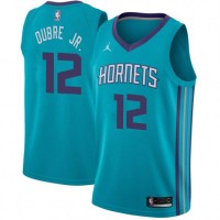 Nike Charlotte Hornets #12 Kelly Oubre Jr. Teal NBA Jordan Swingman Icon Edition Jersey