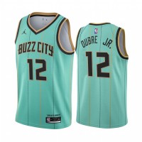 Nike Charlotte Hornets #12 Kelly Oubre Jr. Mint Green NBA Swingman 2020-21 City Edition Jersey