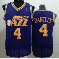 Utah Jazz #4 Adrian Dantley Purple Throwback Stitched NBA Jersey