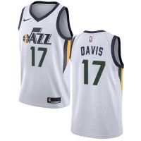 Nike Utah Jazz #17 Ed Davis White NBA Swingman Association Edition Jersey