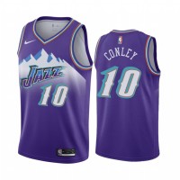 Nike Utah Jazz #10 Mike Conley Jr. Purple 2019-20 Hardwood Classic Edition Stitched NBA Jersey