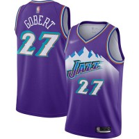 Nike Utah Jazz #27 Rudy Gobert Purple NBA Swingman Hardwood Classics Jersey
