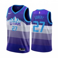 Nike Utah Jazz #27 Rudy Gobert Men's Hardwood Classic NBA Jersey Purple