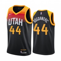 Nike Utah Jazz #44 Bojan Bogdanovic Black NBA Swingman 2020-21 City Edition Jersey
