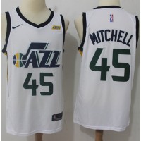 Nike Utah Jazz #45 Donovan Mitchell White NBA Swingman Association Edition Jersey