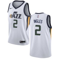 Nike Utah Jazz #2 Joe Ingles White NBA Swingman Association Edition Jersey