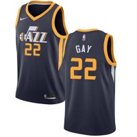 Nike Utah Jazz #22 Rudy Gay Navy NBA Swingman Icon Edition Jersey