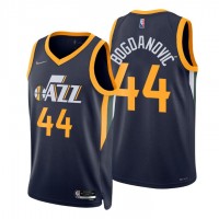 Nike Utah Jazz #44 Bojan Bogdanovic Navy Men's 2021-22 NBA 75th Anniversary Diamond Swingman Jersey - Icon Edition