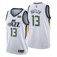 Nike Utah Jazz #13 Jared Butler White Men's 2021-22 NBA 75th Anniversary Diamond Swingman Jersey - Association Edition