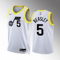 Utah Utah Jazz #5 Malik Beasley Men's Black Nike NBA 2022-23 Association Edition Jersey