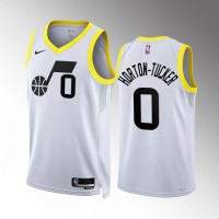 Utah Utah Jazz #0 Talen Horton-Tucker Men's Black Nike NBA 2022-23 Association Edition Jersey