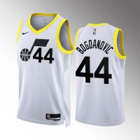 Utah Utah Jazz #44 Bojan Bogdanovic Men's Black Nike NBA 2022-23 Association Edition Jersey