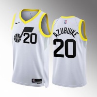 Utah Utah Jazz #20 Udoka Azubuike Men's Black Nike NBA 2022-23 Association Edition Jersey