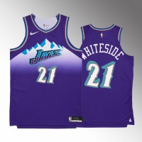 Utah Utah Jazz #21 Hassan Whiteside Men's Purple Nike NBA 2022-23 Classic Edition Jersey