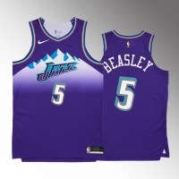 Utah Utah Jazz #5 Malik Beasley Men's Purple Nike NBA 2022-23 Classic Edition Jersey