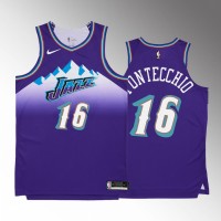 Utah Utah Jazz #16 Simone Fontecchio Men's Purple Nike NBA 2022-23 Classic Edition Jersey