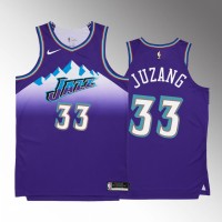 Utah Utah Jazz #33 Johnny Juzang Men's Purple Nike NBA 2022-23 Classic Edition Jersey