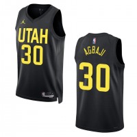 Utah Utah Jazz #30 Ochai Agbaji Men's Black Nike NBA 2022-23 Statement Edition Jersey