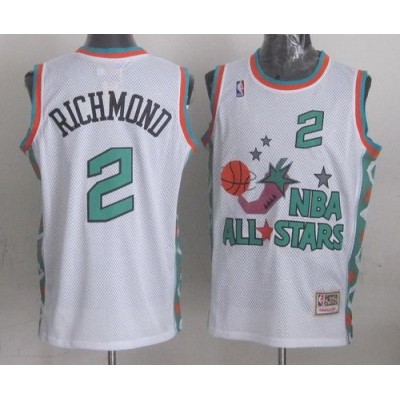 Mitchell And Ness Sacramento Kings #2 Mitch Richmond White 1996 All-Star Stitched NBA Jersey