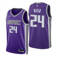 Nike Sacramento Kings #24 Buddy Hield Purple Men's 2021-22 NBA 75th Anniversary Diamond Swingman Jersey - Icon Edition