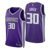 Nike Sacramento Kings #30 Damian Jones Purple Men's 2021-22 NBA 75th Anniversary Diamond Swingman Jersey - Icon Edition