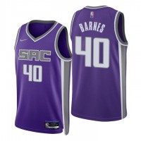 Nike Sacramento Kings #40 Harrison Barnes Men's 2021-22 NBA 75th Anniversary Diamond Swingman Jersey - Icon Edition
