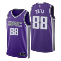 Nike Sacramento Kings #88 Neemias Queta Purple Men's 2021-22 NBA 75th Anniversary Diamond Swingman Jersey - Icon Edition