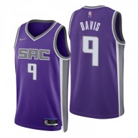 Nike Sacramento Kings #9 Terence Davis Purple Men's 2021-22 NBA 75th Anniversary Diamond Swingman Jersey - Icon Edition
