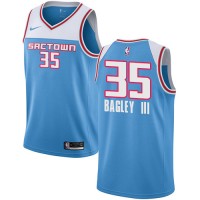 Nike Sacramento Kings #35 Marvin Bagley III Blue NBA Swingman City Edition 2018/19 Jersey