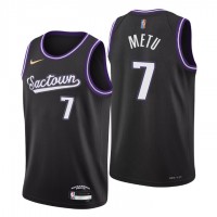 Sacramento Sacramento Kings #7 Chimezie Metu Men's Nike Black 2021/22 Swingman NBA Jersey - City Edition