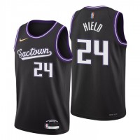 Sacramento Sacramento Kings #24 Buddy Hield Men's Nike Black 2021/22 Swingman NBA Jersey - City Edition