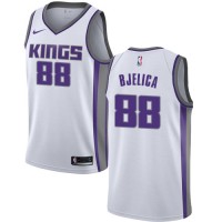Nike Sacramento Kings #88 Nemanja Bjelica White NBA Swingman Association Edition Jersey