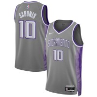 Sacramento Sacramento Kings #10 Domantas Sabonis Unisex Nike Anthracite 2022-23 Swingman Jersey - City Edition