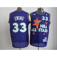 Mitchell And Ness New York Knicks #33 Patrick Ewing All-Star Swingman Blue Stitched NBA Jersey