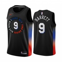 Nike New York Knicks #9 RJ Barrett Black NBA Swingman 2020-21 City Edition Jersey