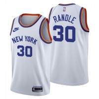 New York New York Knicks #30 Julius Randle Men's Nike Releases Classic Edition NBA 75th Anniversary Jersey White