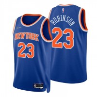 Nike New York Knicks #23 Mitchell Robinson Blue Men's 2021-22 NBA 75th Anniversary Diamond Swingman Jersey - Icon Edition