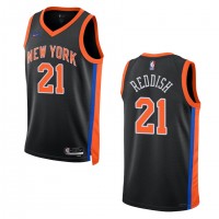 New York New York Knicks #21 Cam Reddish Unisex Nike Black 2022-23 Swingman Jersey - City Edition